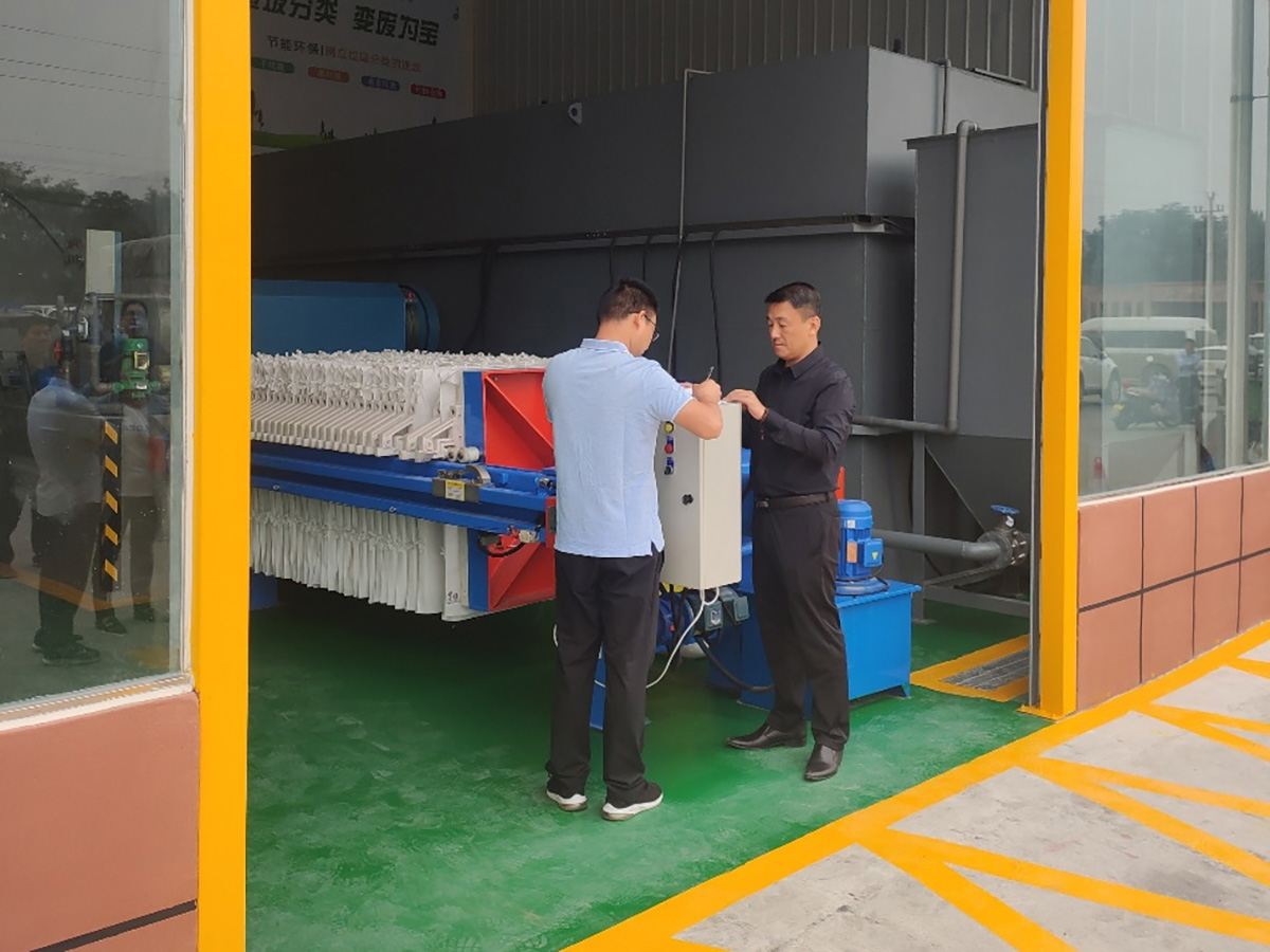 滎陽京城農(nóng)貿(mào)市場(chǎng)果蔬垃圾廢水處理工程案例